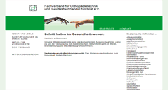 Desktop Screenshot of gesundheitnordost.de